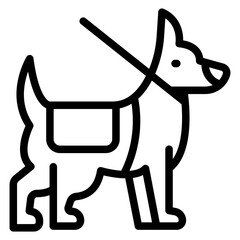 Dog Vector Design Icon Style