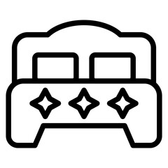 Kids Bed Vector Design Icon Style