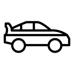 Racing Car Vector Design Icon Style
