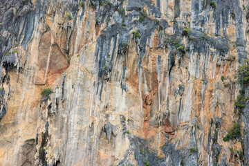 Stone texture, details of naturally occurring mountain rocks,
