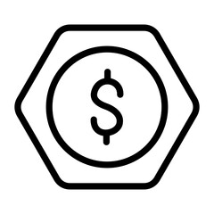 Dollar Vector Design Icon Style