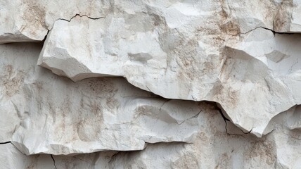 Stone texture background granite earthy concept. A close-up view of textured, layered rock featuring light colors and irregular surfaces, showcasing natural geological formations.