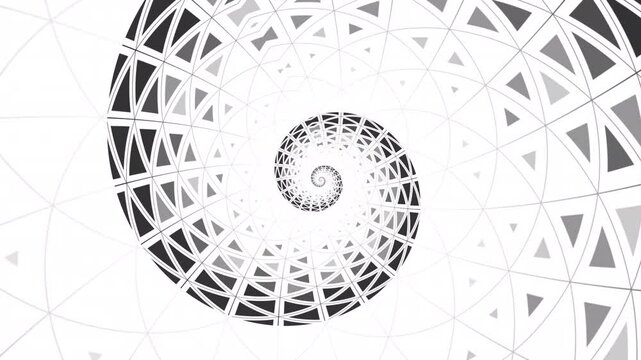 Endless Triangle Pattern, Animation.Full HD 1920&times;1080. 10 Second Long.