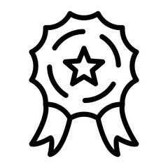 Medal Vector Design Icon Style