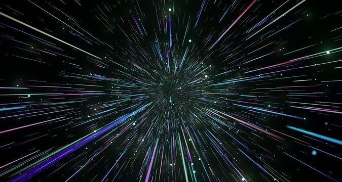 Light and stripes, glow abstract effect, paint splash