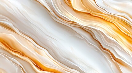 Obraz premium Abstract Swirling Marble Texture Elegant Gold and White Background Design
