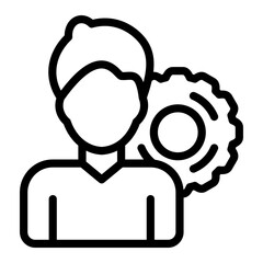 Employee Vector Design Icon Style