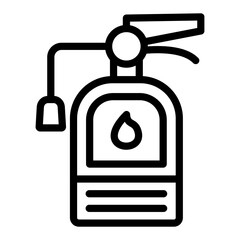 Fire extinguisher Vector Design Icon Style
