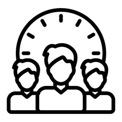 Teamwork Vector Design Icon Style