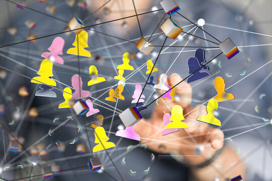 internet net and data digital concept
