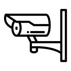 Securitycamera Vector Design Icon Style