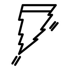 Lightning Vector Design Icon Style