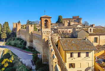 Gradara, Italy - listed among the most beautiful villages in Italy, Gradara displays a wonderful Old Town highlighted by its medieval defensive walls