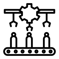 Manufacturing Vector Design Icon Style