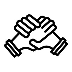 Solidarity Vector Design Icon Style