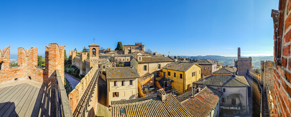 Gradara, Italy - listed among the most beautiful villages in Italy, Gradara displays a wonderful Old Town highlighted by its medieval defensive walls