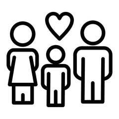 Family Vector Design Icon Style