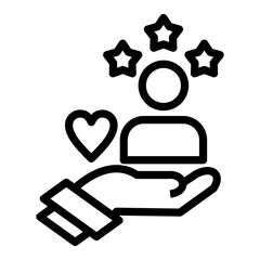 Review Vector Design Icon Style