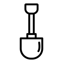 Shovel Vector Design Icon Style