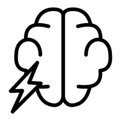 Brainstorm Vector Design Icon Style