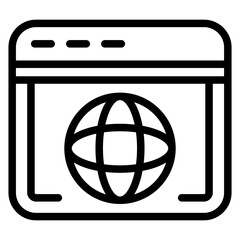 Website Vector Design Icon Style