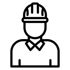 Worker Vector Design Icon Style