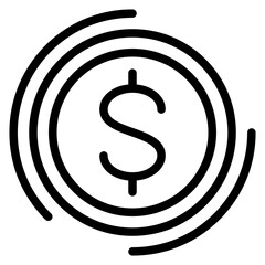 Dollar Vector Design Icon Style