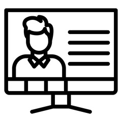 User Account Vector Design Icon Style