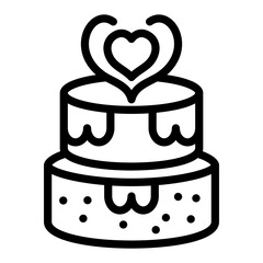 Cake Vector Design Icon Style