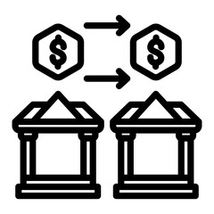 Wire Transfer Vector Design Icon Style