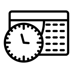 Time Vector Design Icon Style
