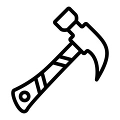 Hammer Vector Design Icon Style