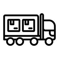Truck Vector Design Icon Style