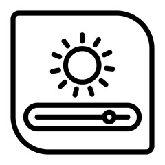 Brightness Vector Design Icon Style