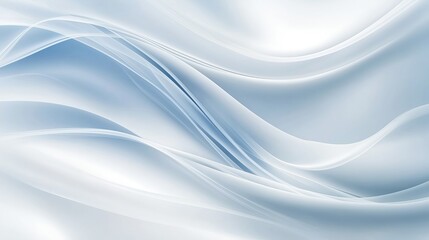 Obraz premium High-resolution smooth waves of blue and white gradient