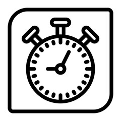 Timer Vector Design Icon Style