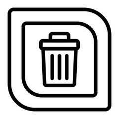 Delete Vector Design Icon Style