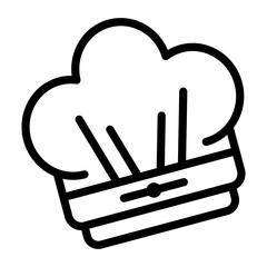 Chef Hat Vector Design Icon Style