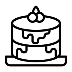 Cake Vector Design Icon Style