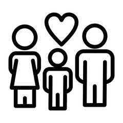 Family Vector Design Icon Style