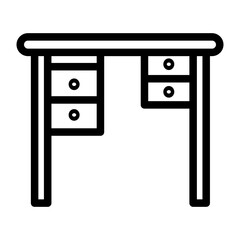 Table Vector Design Icon Style