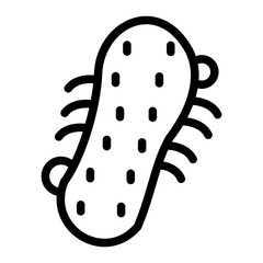 Bacteria Vector Design Icon Style