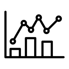 Statistics Vector Design Icon Style