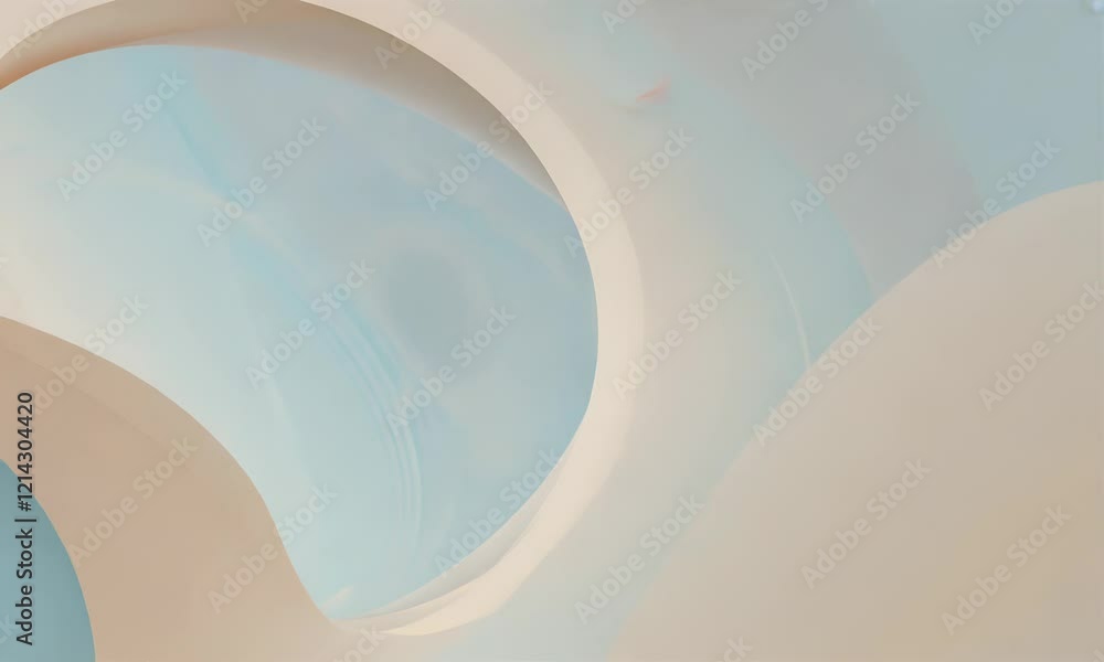 Poster video of abstract exploration of patterns and colors in serene environment captured during tranquil 