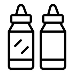 Condiments Vector Design Icon Style
