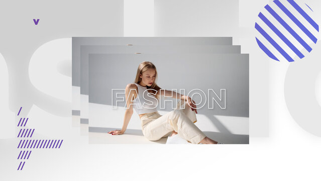 Impulsive Fashion Media Opener contains 10 media placeholders, 22 editable text layers, and 1 logo placeholder. Available in 4K.