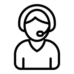 Customer Vector Design Icon Style