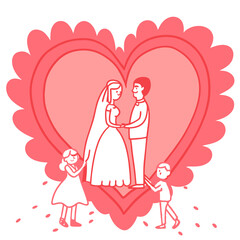 I love you papa illustration vector art