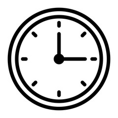 Clock Vector Design Icon Style