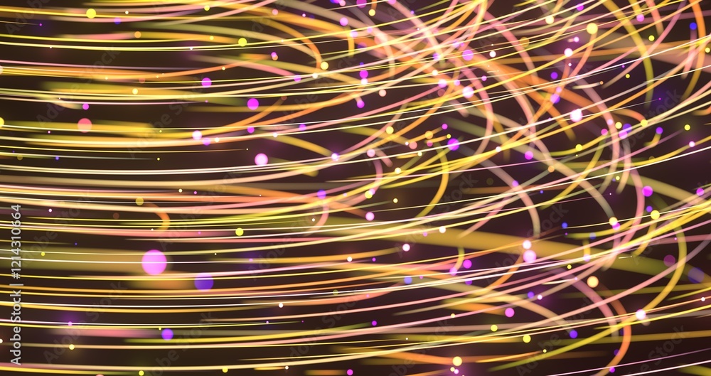 Poster light wave background, 3d rendering, abstract background